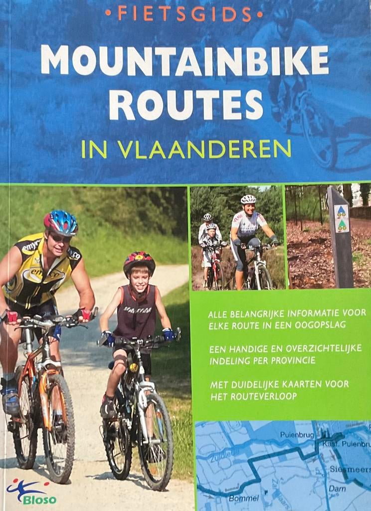 Fietsgids Mountainbike routes in Vlaanderen, Ophalen of Verzenden, Zo goed als nieuw, Lopen en Fietsen