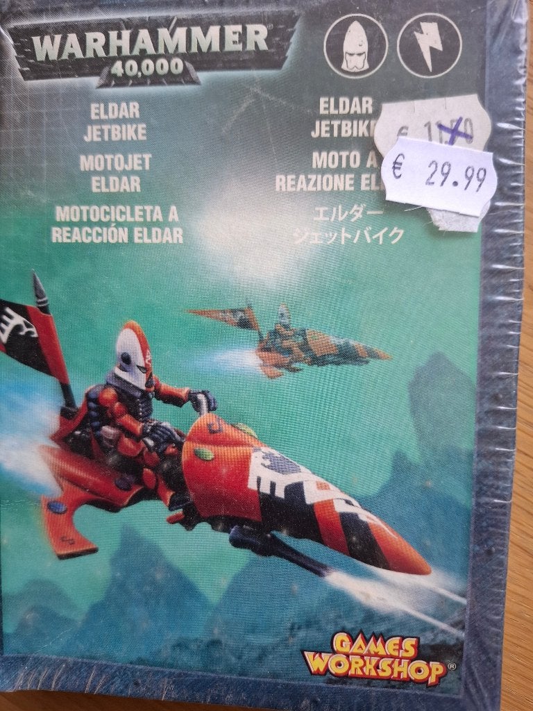Warhammer 40K Eldar Jetbike Ongeopend geseald doosje, Hobby en Vrije tijd, Wargaming, Ophalen of Verzenden, Nieuw, Warhammer, Figuurtje(s)