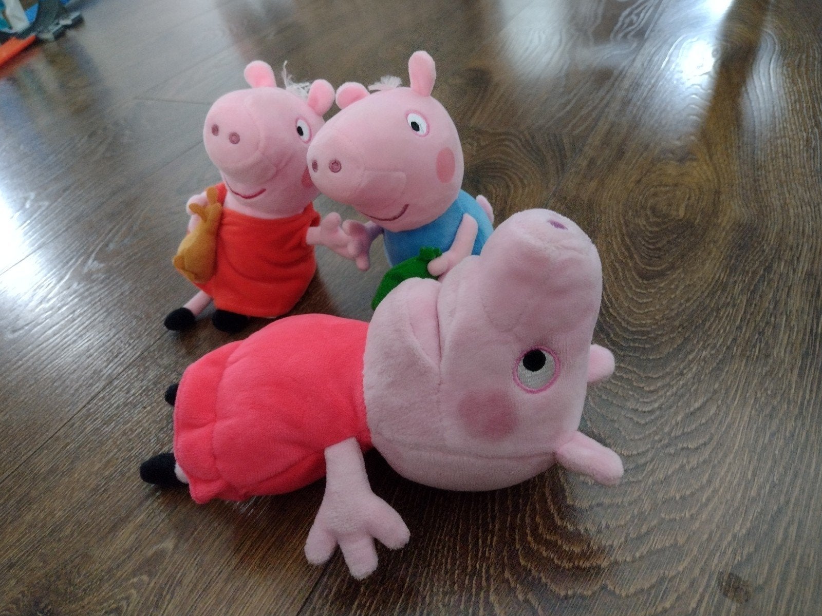Peppa Pig knuffels - Set van 3, Overige merken, Overige typen, Ophalen of Verzenden, Roze