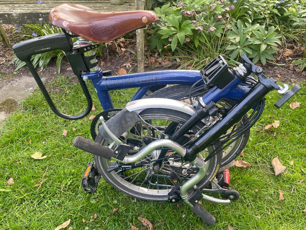 Brompton vouwfiets, Ophalen, Gebruikt, Brompton, Velgrem