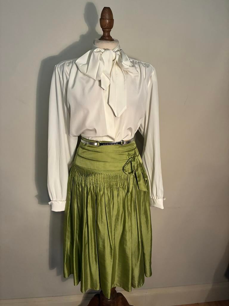 HUGO BOSS ROK GREEN, Verzenden, Zo goed als nieuw, Maat 36 (S), Onder de knie