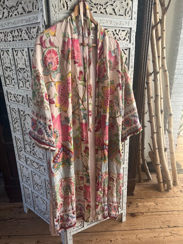 Zara ibiza boho kimono strand jas maat S, Meerkleurig, Zara, Ophalen of Verzenden, Zo goed als nieuw