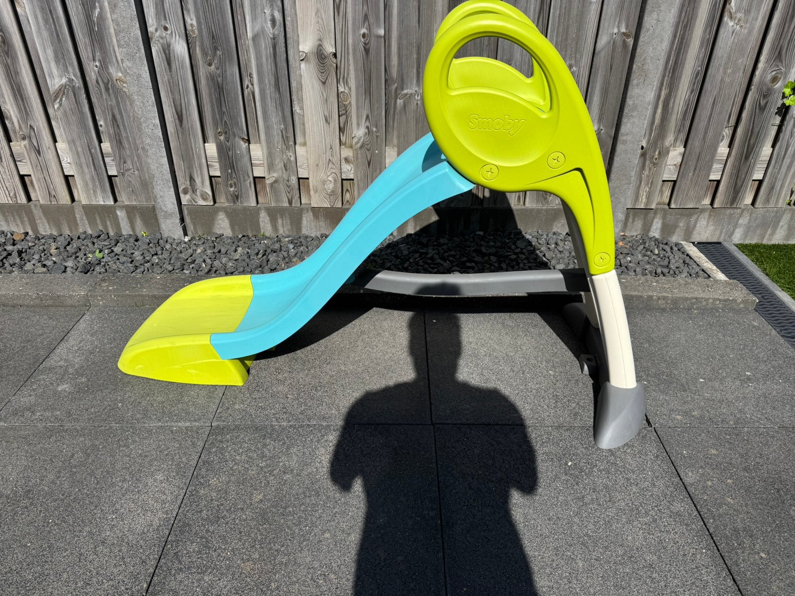 Smoby glijbaan blauw/groen – nette staat, Ophalen, Zo goed als nieuw, Glijbaan