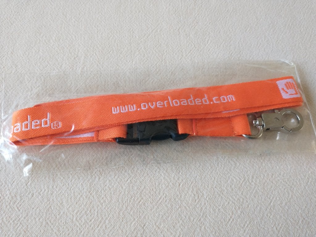 Lichtoranje Keycord van Overloaded, Ophalen of Verzenden, Nieuw, Merk
