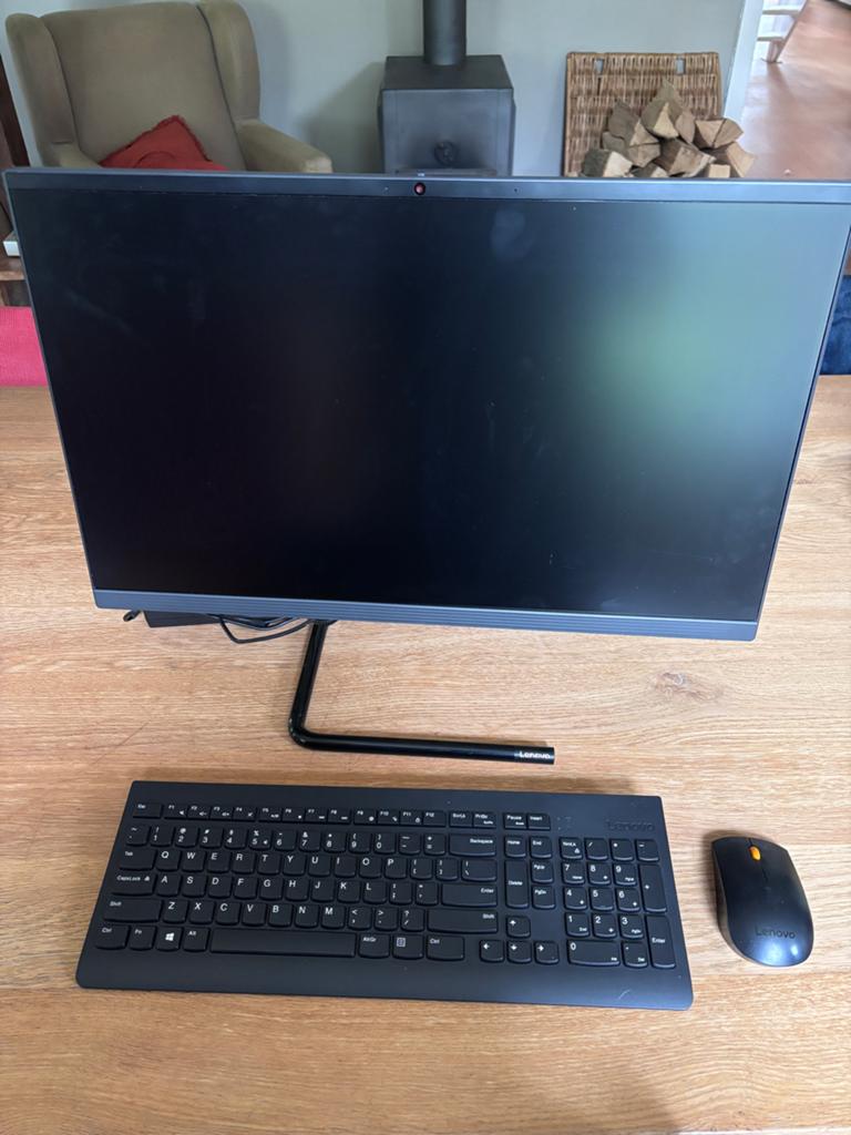 Lenovo IdeaCentre A340-24IWL - 1TB HDD, 256GB SSD, 8GB RAM, Gebruikt, HDD, 2 tot 3 Ghz, Met monitor