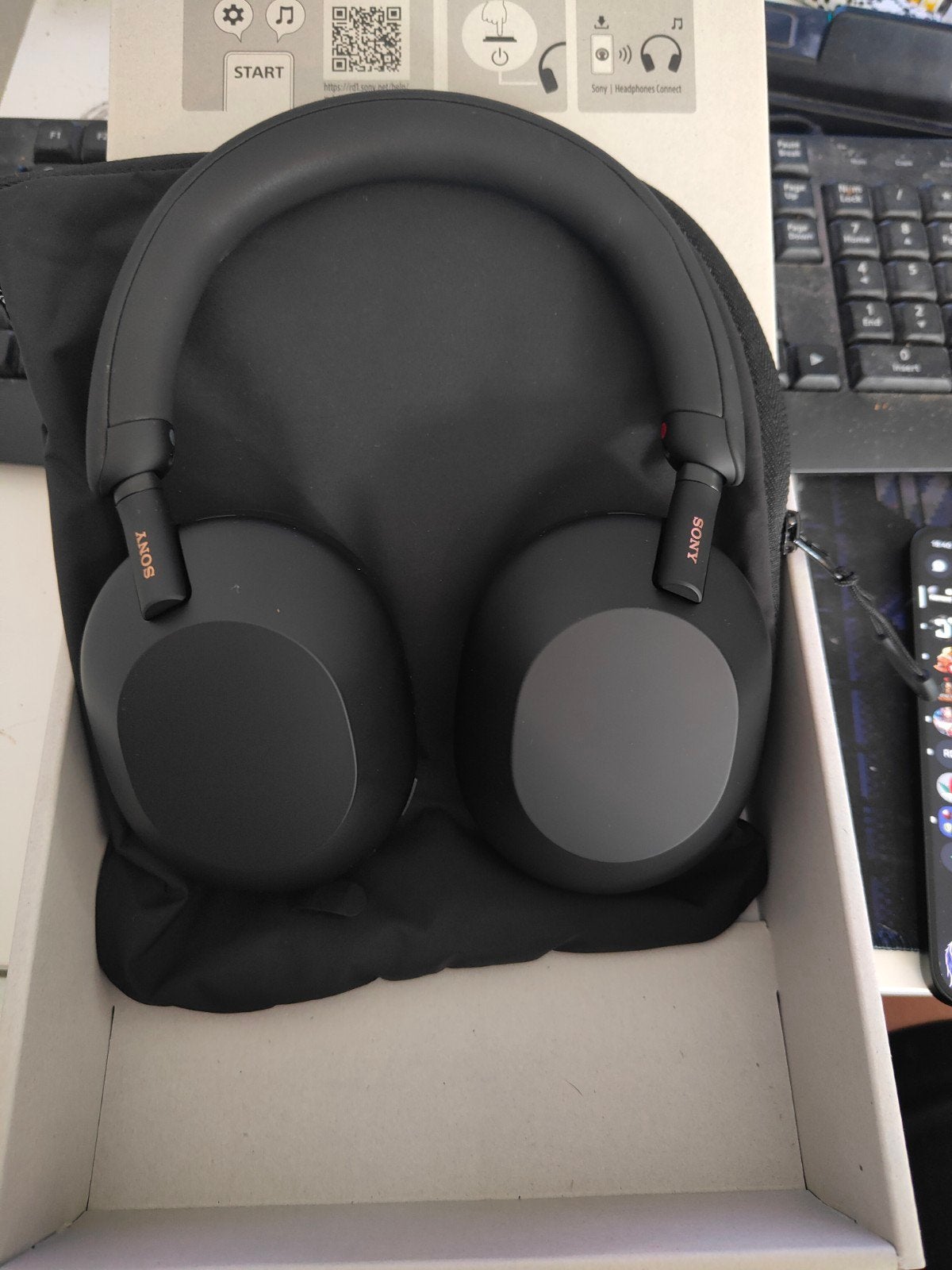 Sony WH-1000XM5 Draadloze Noise-Cancelling Hoofdtelefoon