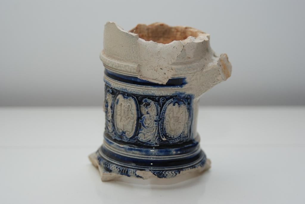 Westerwald 17e -eeuws fragment, Antiek en Kunst, Antiek | Keramiek en Aardewerk, Ophalen of Verzenden