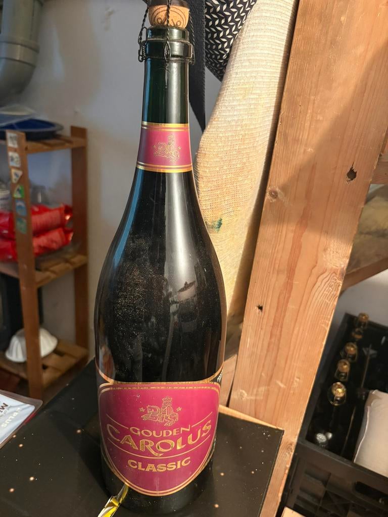 Gouden carolus classic 3 liter fles, Ophalen of Verzenden, Zo goed als nieuw, Flesje(s), Overige merken