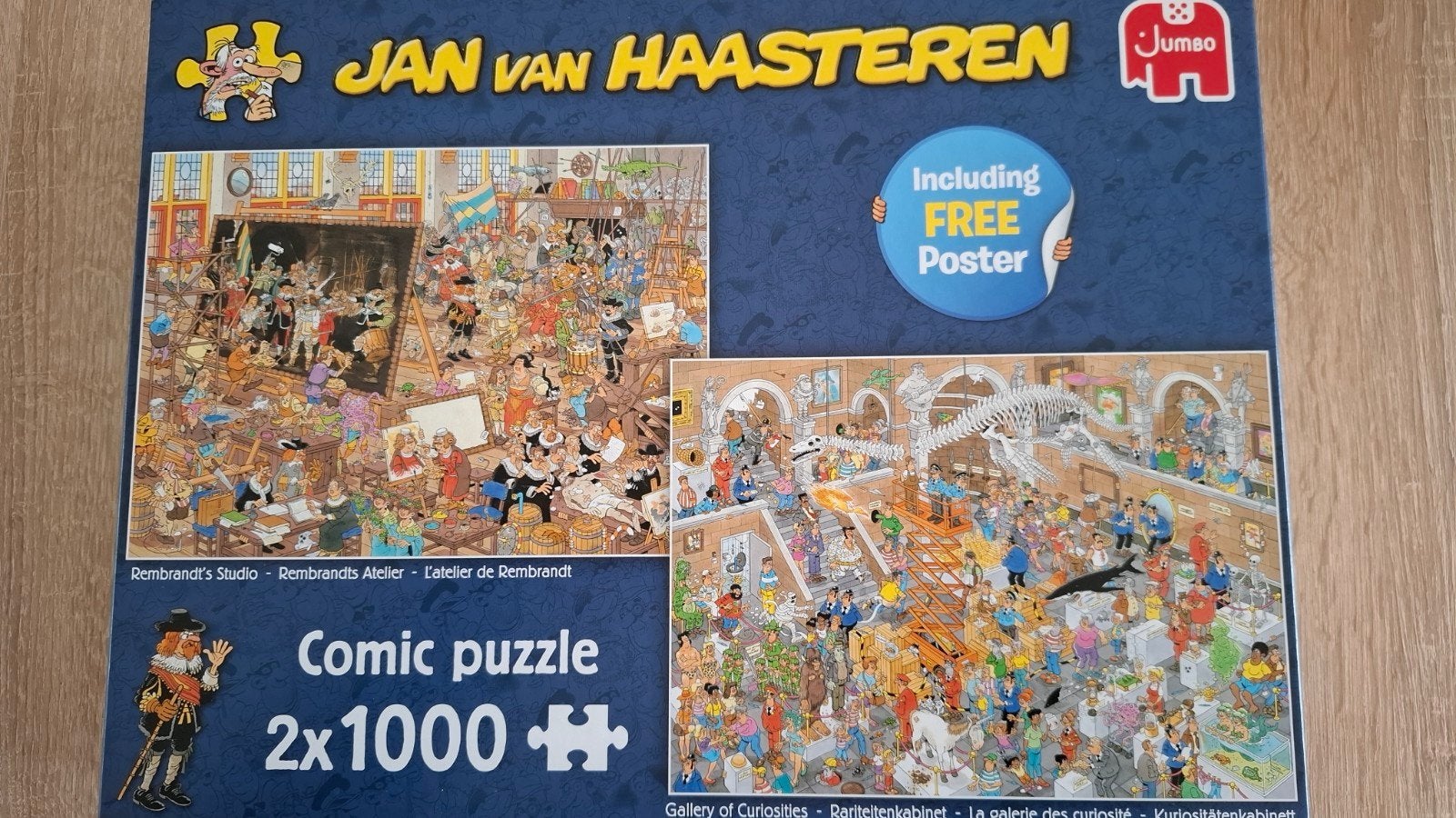 Jan van Haasteren, Ophalen, 500 t/m 1500 stukjes, Zo goed als nieuw