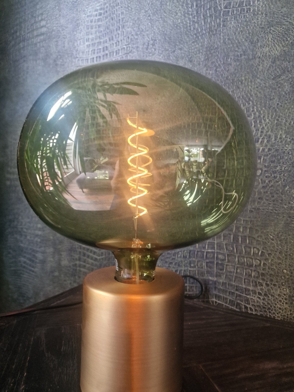 Karwei Tafellamp Lex met E27 fitting en LED lamp, Ophalen, Overige merken, E27 (groot), Met schakelaar