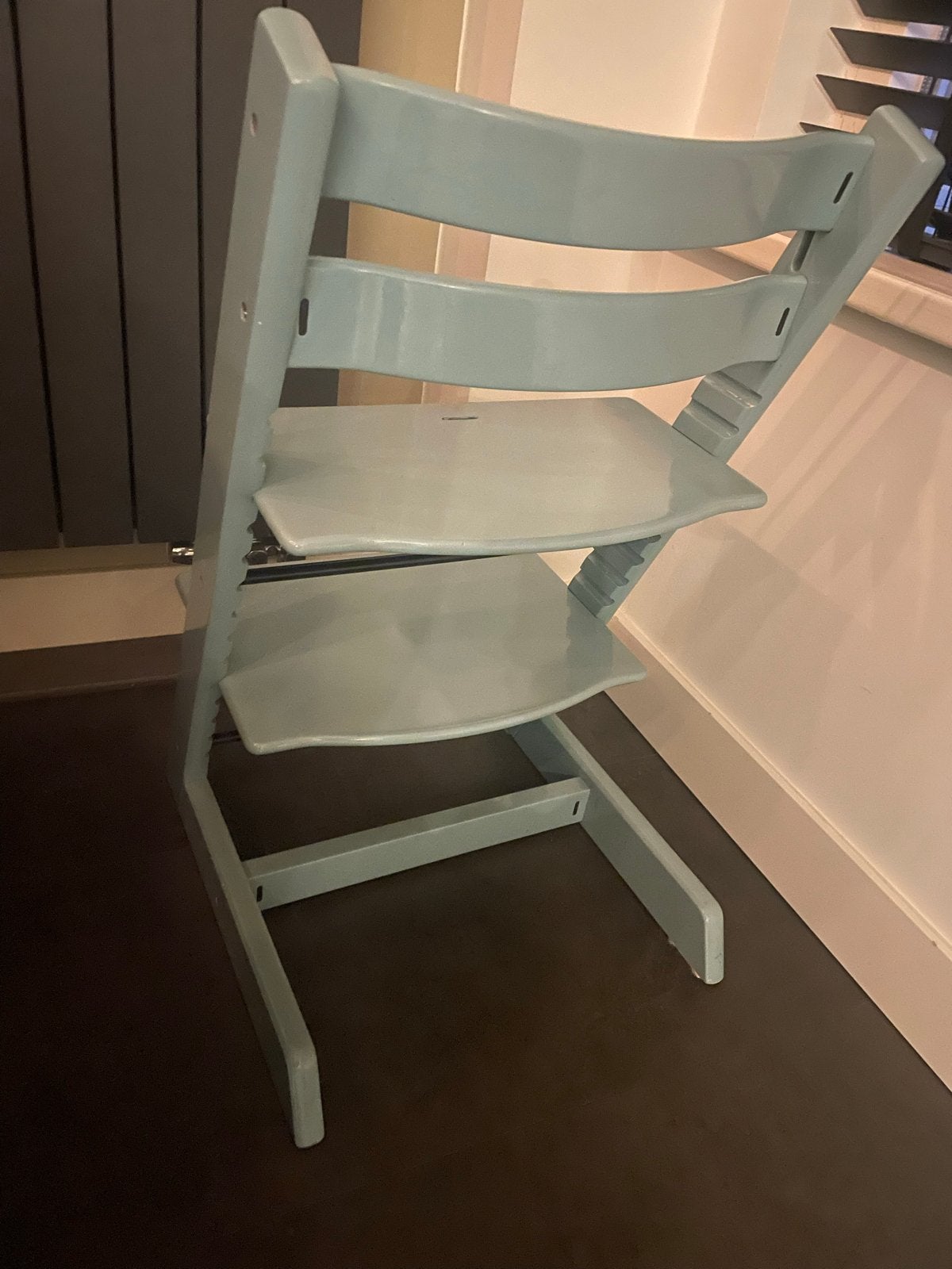 Stokke Tripp Trapp - Eerste model, geverfd, opknapper, Ophalen, Gebruikt, Meegroeistoel