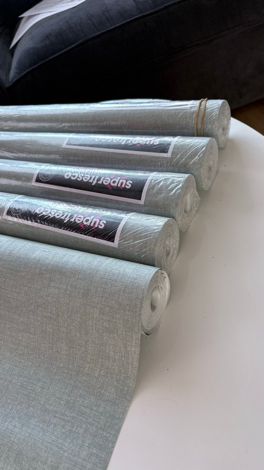 Superfresco Easy Vliesbehang Melle - Lichtgroen, Huis en Inrichting, Stoffering | Behang, Ophalen, Vliesbehang, Groen, Overige merken