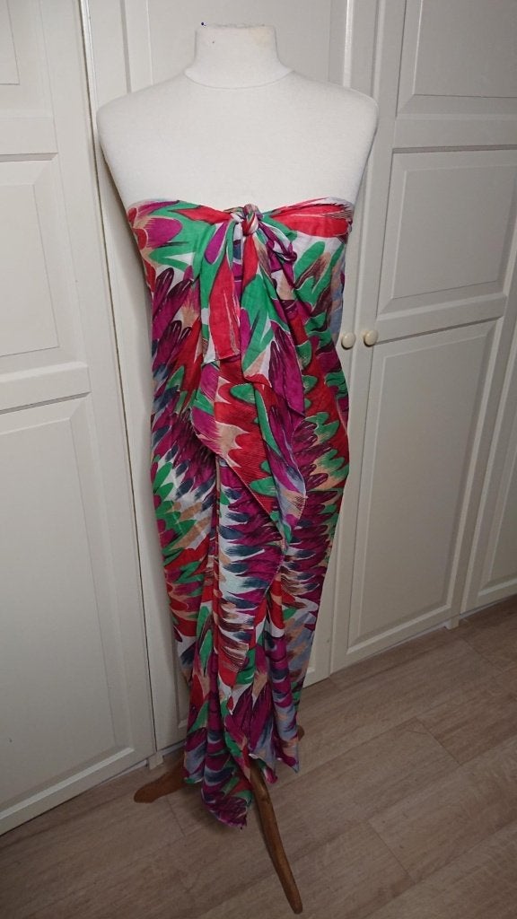 Diverse pareo sarong sauna omslagdoek extra breed, Ophalen of Verzenden, Zo goed als nieuw, Overige typen