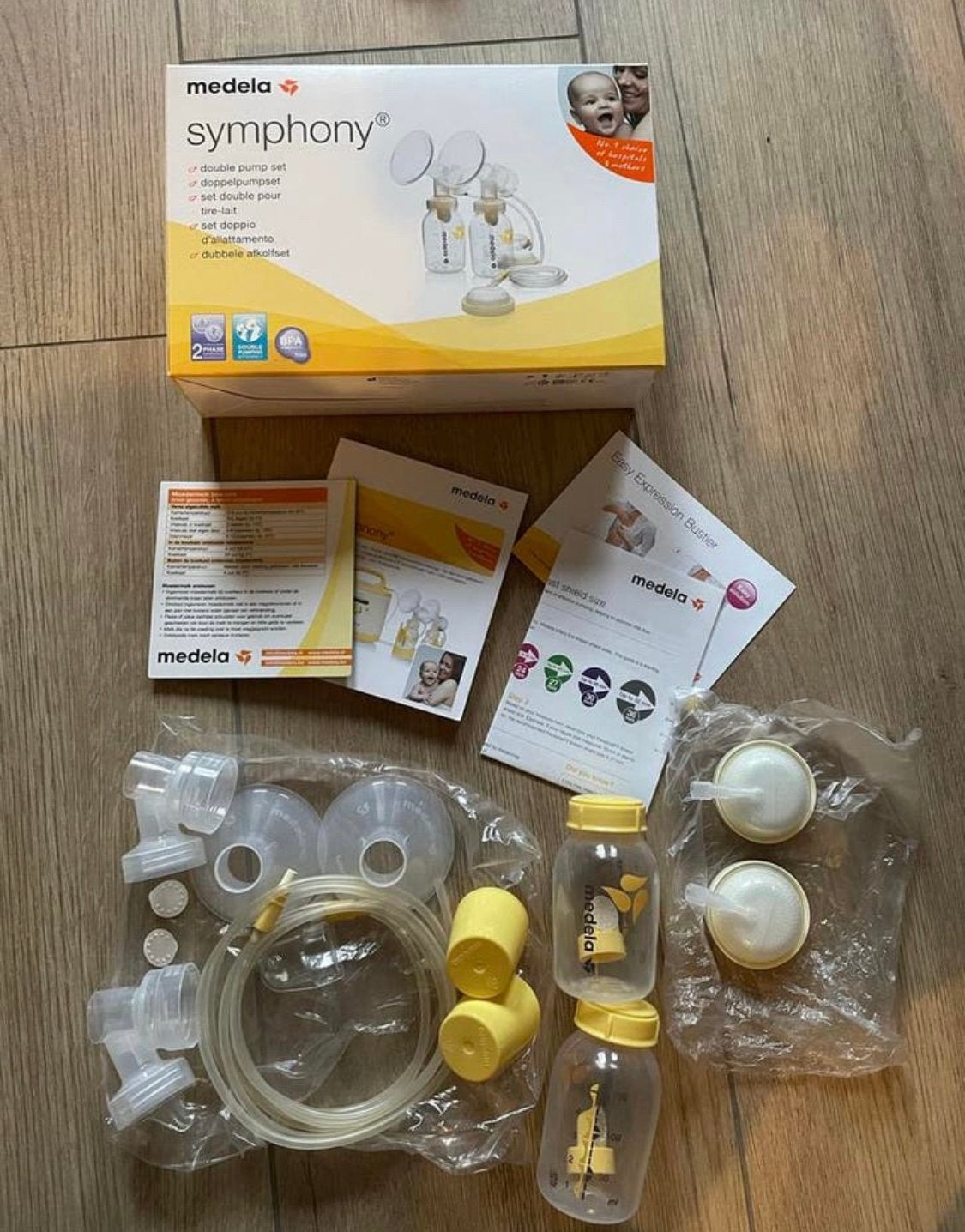 Medela Symphony Dubbele Afkolfset - Complete Set, Ophalen, Gebruikt, Borstkolf, Medela