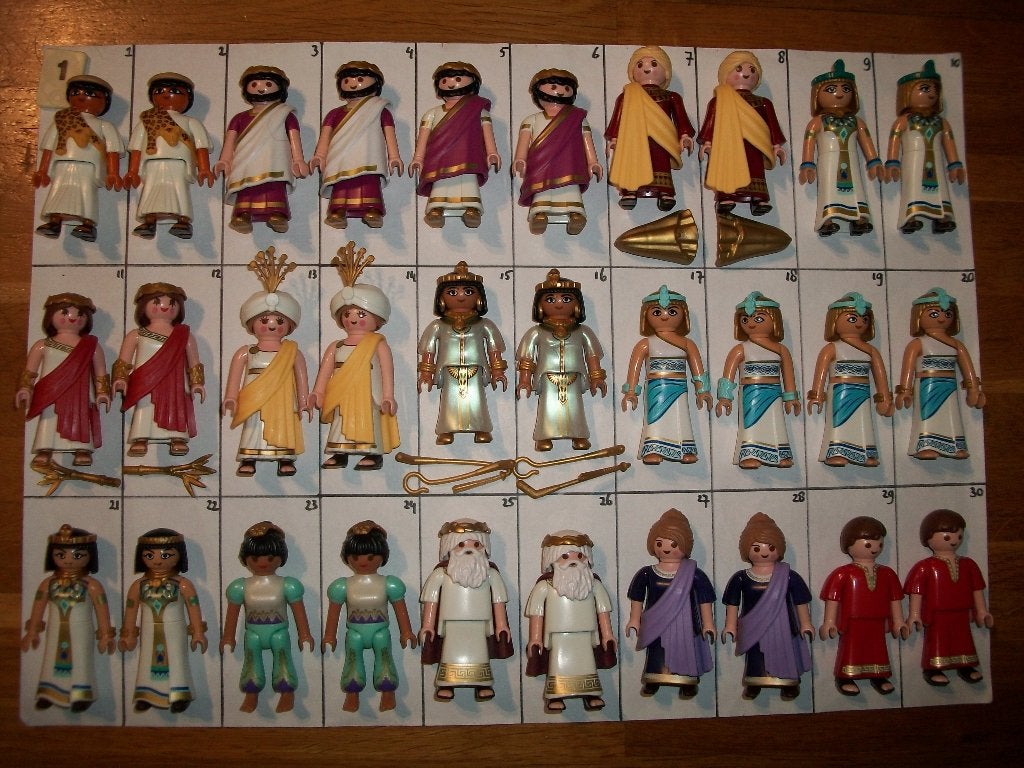 Egyptenaren / Farao's / Koningen / Cleopatra / strijders, Ophalen of Verzenden, Nieuw, Complete set, Figuren