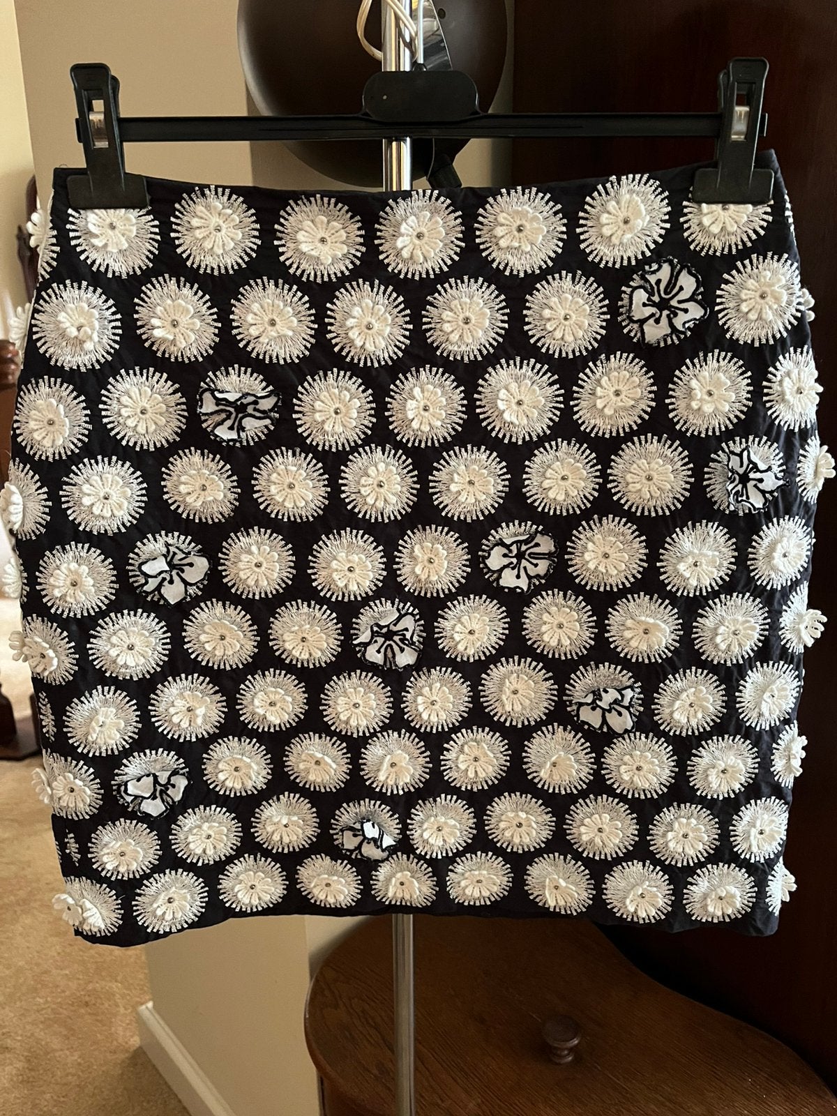 Marccain rok maat 2 zwart met witte bloemen, Ophalen of Verzenden, Zo goed als nieuw, Zwart