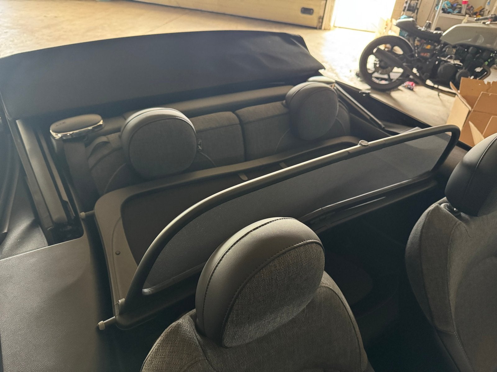 Windscherm Mini F57 cabriolet vanaf 2016, Ophalen, Zo goed als nieuw