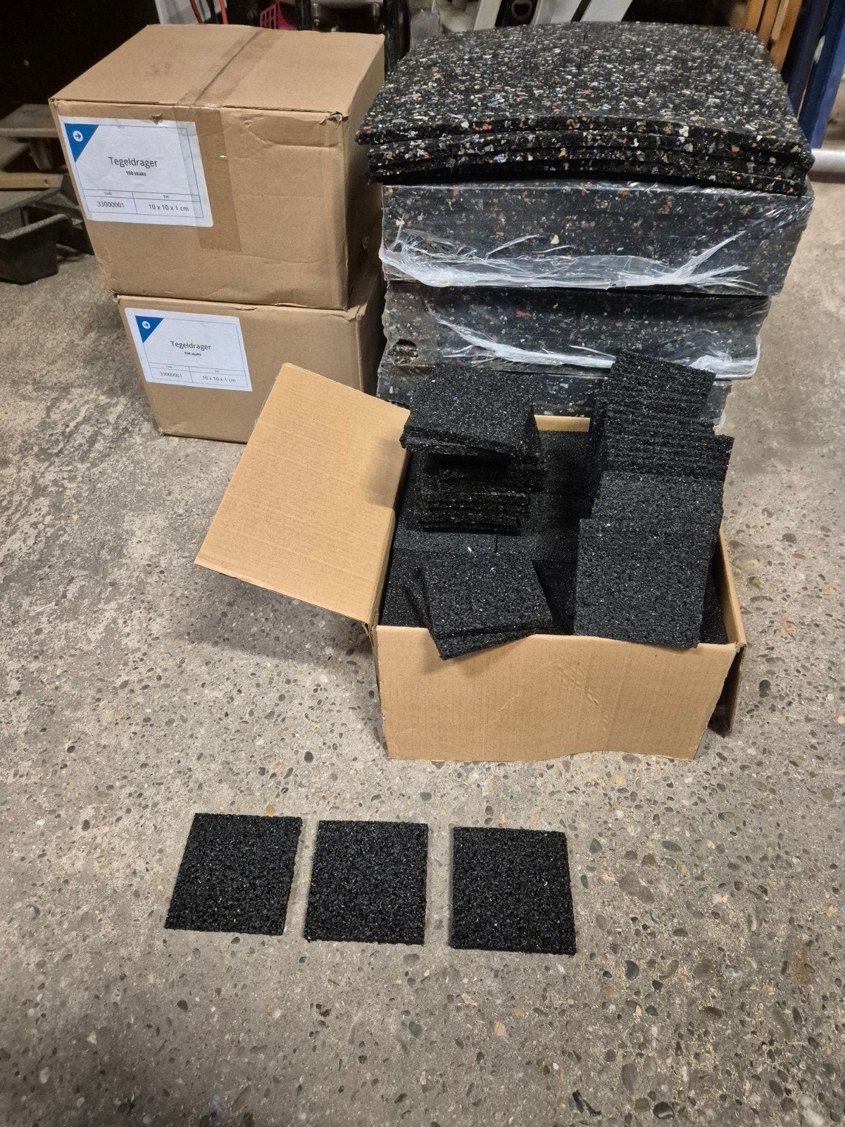 tegeldrager 10x10 x1 cm 1000 stuks, Ophalen, Minder dan 20 cm, Minder dan 20 cm, Minder dan 5 m²