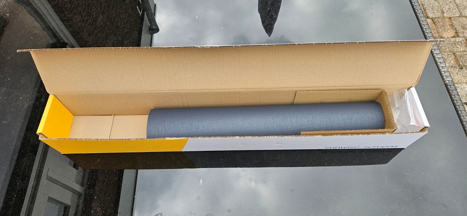 Zonnescherm Sunwise antraciet, Ophalen of Verzenden, Nieuw