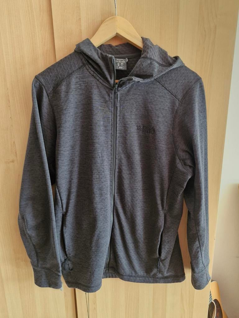 Rab Zawn Hoody Fleece heren maat M, Ophalen of Verzenden, Zwart, Rab