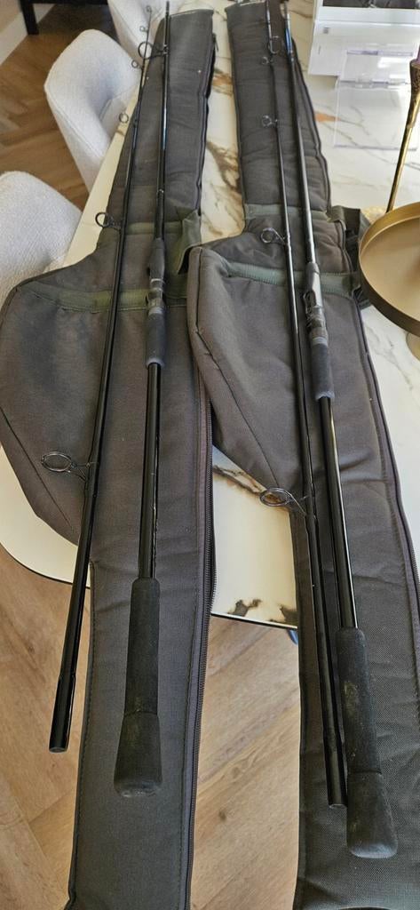2x Rod Hutchinson Striker 13ft 3Lb, Ophalen, Werphengel
