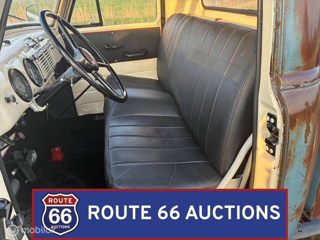 GMC 100 Pickup | 1952 | Route 66 Auctions, Auto's, Oldtimers, Overige carrosserieën, Zwart, Bedrijf, Handgeschakeld