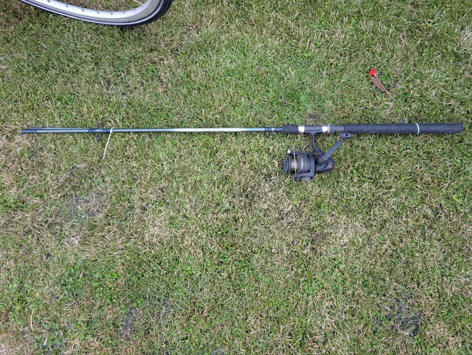 Vishengel met molen - Alpha GG Pike-Perch, Ophalen, Gebruikt, Complete hengel
