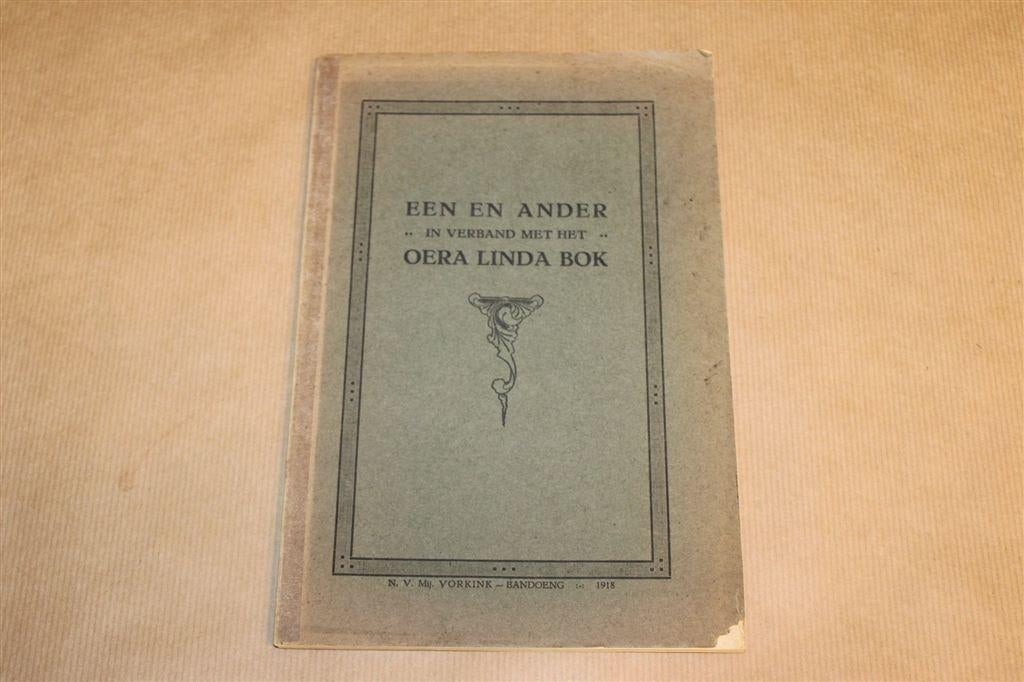 Oera Linda Bok — Meijer, Bandoeng 1918, Boeken, Ophalen of Verzenden, Gelezen