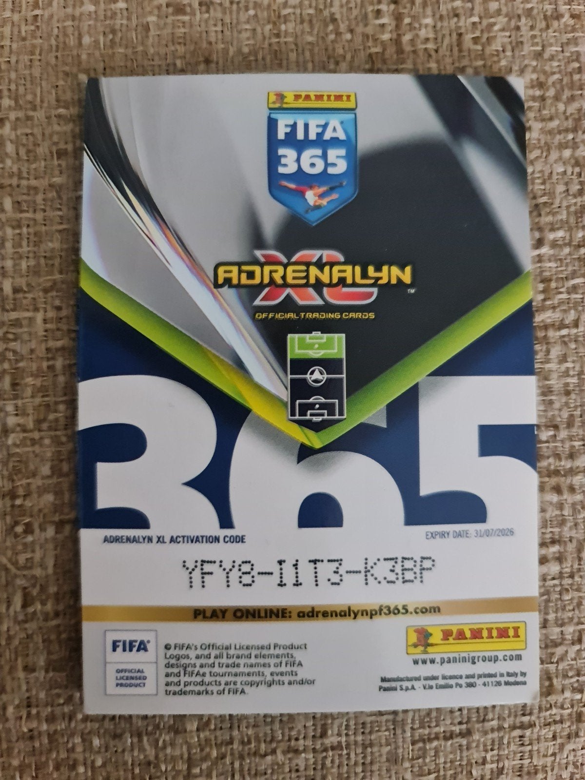 Voetbalkaarten, Ophalen