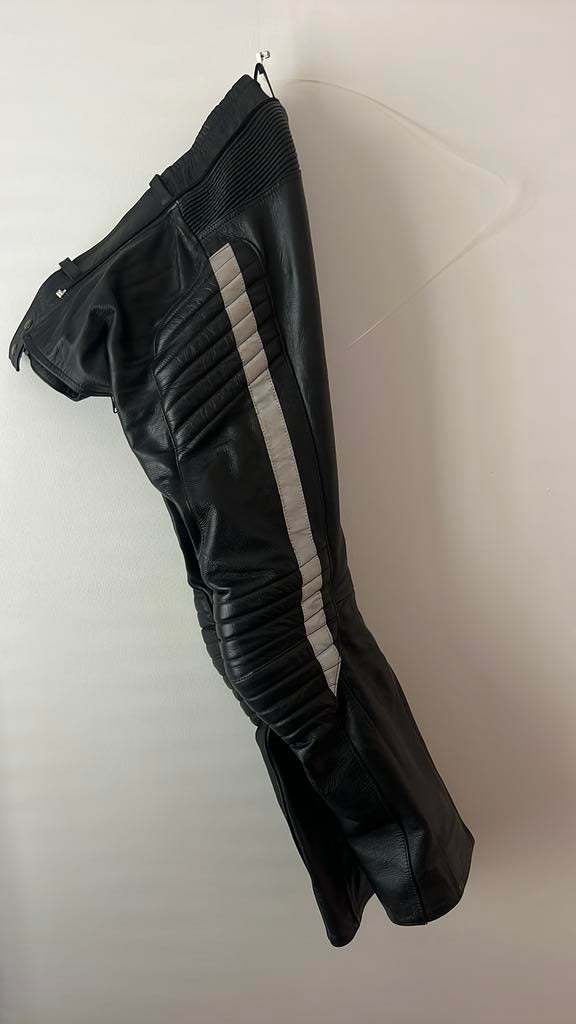Damen leren motorpak (broek + bovenstuk) – maat 46/48, Ophalen of Verzenden, Tweedehands, Combipak