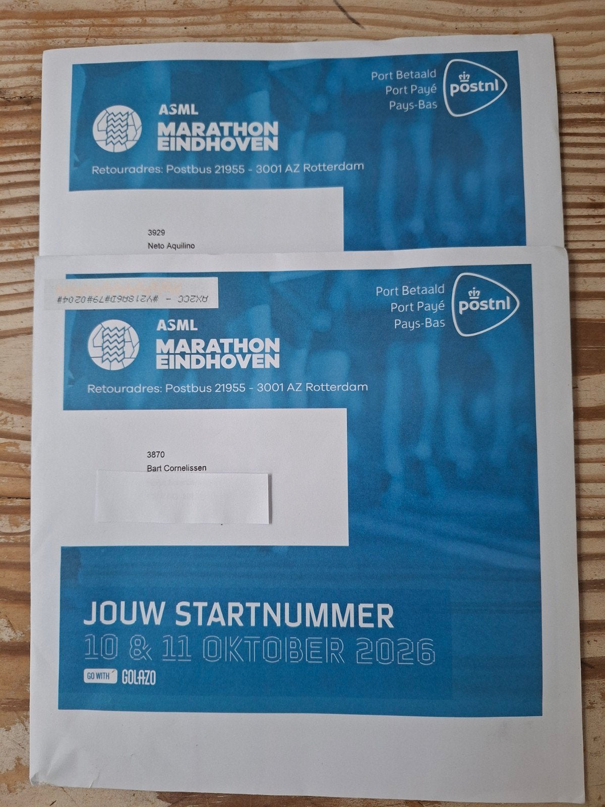 2 tickets marathon eindhoven 2026 prijs per ticket, Twee personen