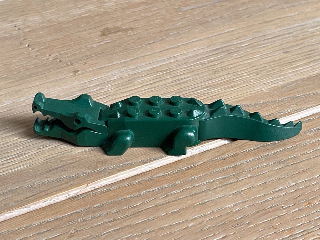 Lego krokodil, Lego, Accessoire, Ophalen of Verzenden, City