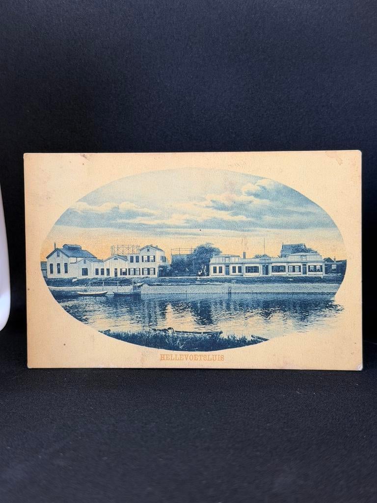 Antieke ansichtkaart Hellevoetsluis gelopen 1904 - Zeldzaam, Ophalen of Verzenden, Voor 1920, Zuid-Holland