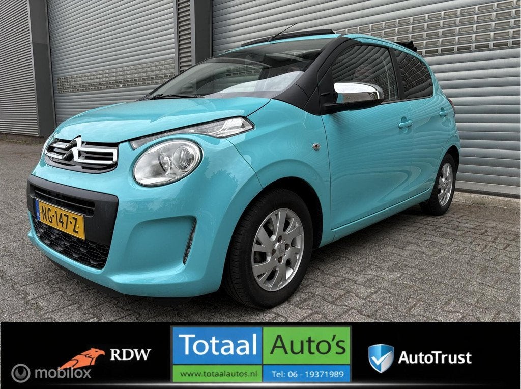 Citroen C1 1.0 e-VTI*1e EIG*CABRIO*ISO*AIRC*APPLE*NAVI*LM*, Voorwielaandrijving, Gebruikt, Euro 6, Start-stop-systeem