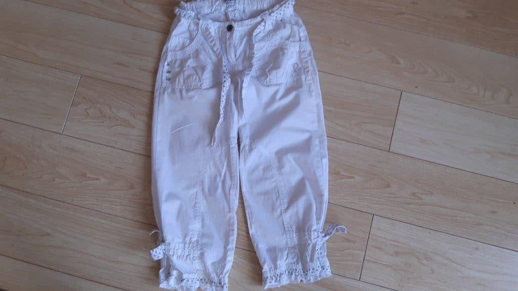 Witte broek met kanten details van Persival, Kinderen en Baby's, Kinderkleding | Maat 140, Broek, Persival, Gebruikt, Meisje