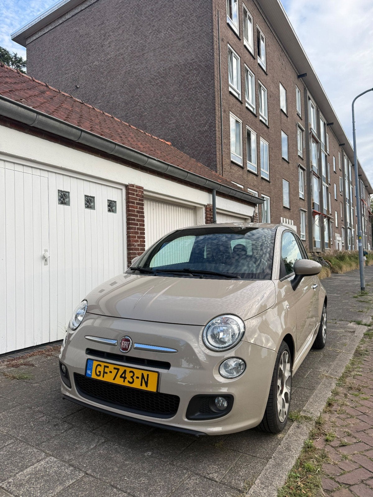 Fiat 500 0.9 Twinair C 2015 Bruin, Voorwielaandrijving, 31 €/maand, Bruin, 905 kg