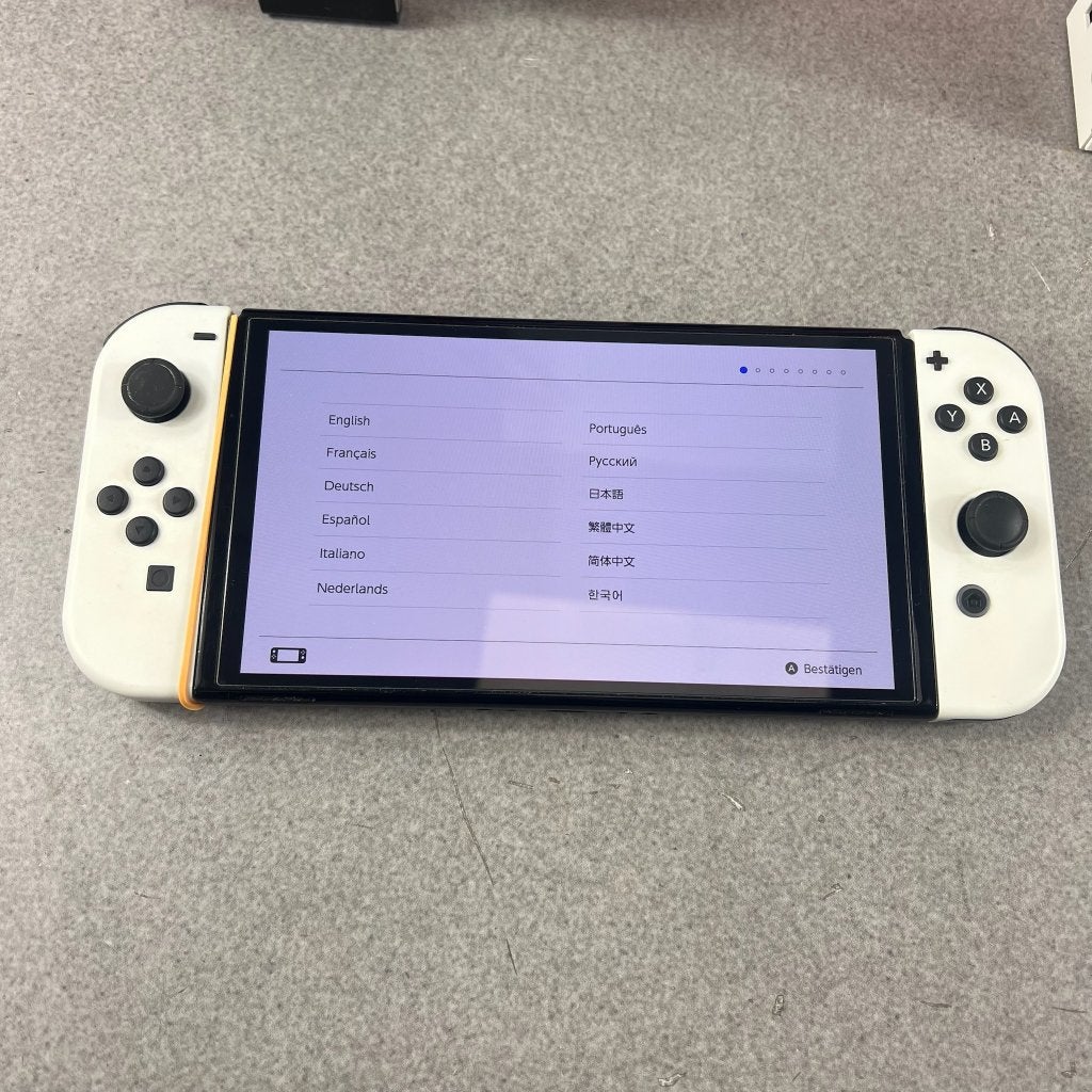 Nintendo Switch OLED gameconsole | in doos compleet | 516503, Switch OLED, Gebruikt, Ophalen of Verzenden, Met 1 controller