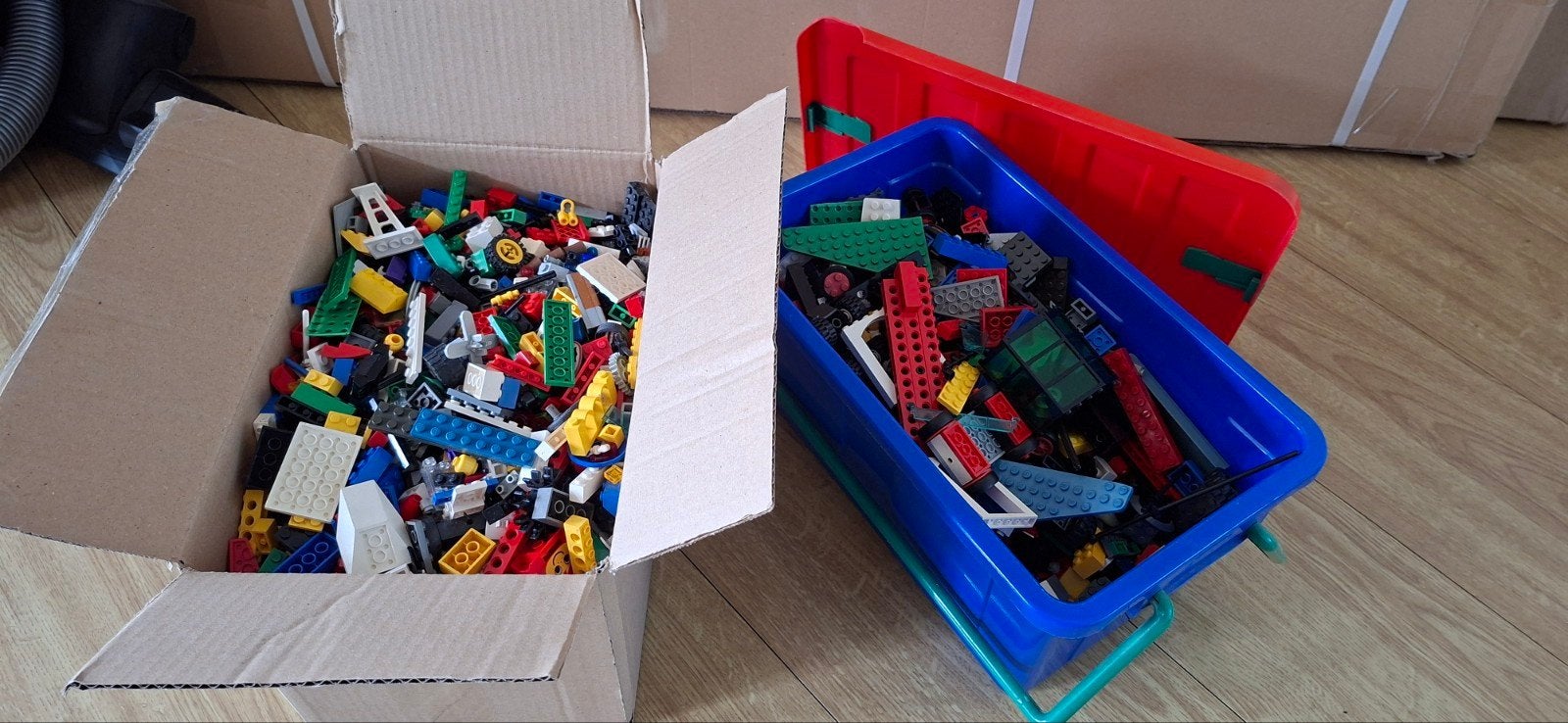 2 dozen vol diverse LEGO bouwstenen en onderdelen, Ophalen, Gebruikt, Inclusief extra onderdelen, Lego