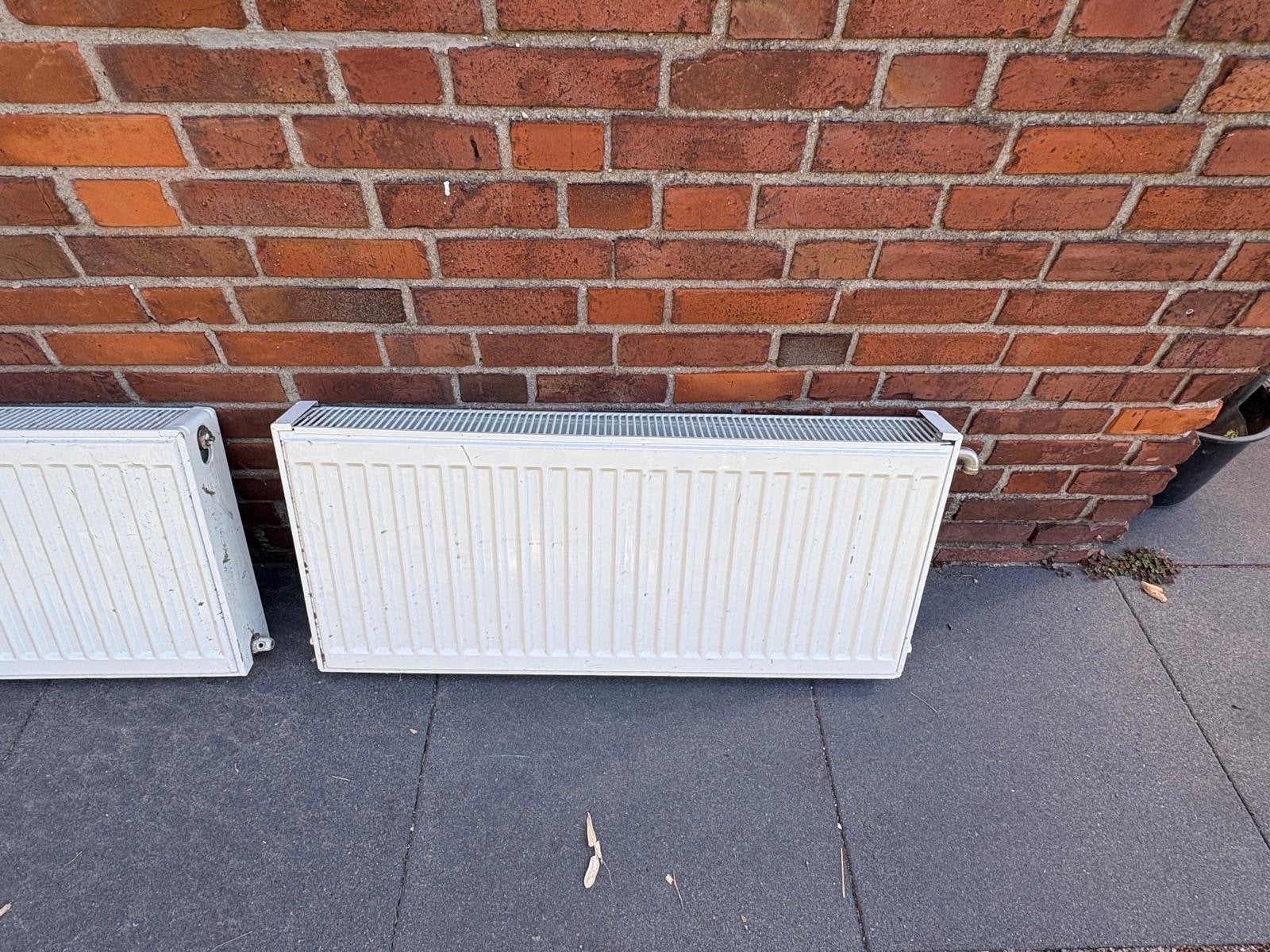 Twee radiatoren 90x40 cm - Gebruikt, Ophalen, 30 tot 80 cm, Gebruikt, Radiator