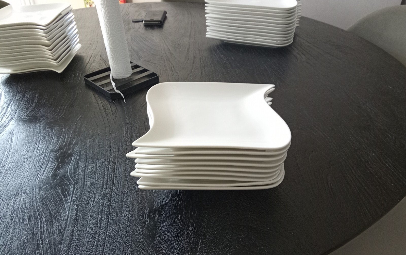 Creatable Fine Porcelain Borden - Modern en Stijlvol, Ophalen, Gebruikt, Overige merken, Bord(en)
