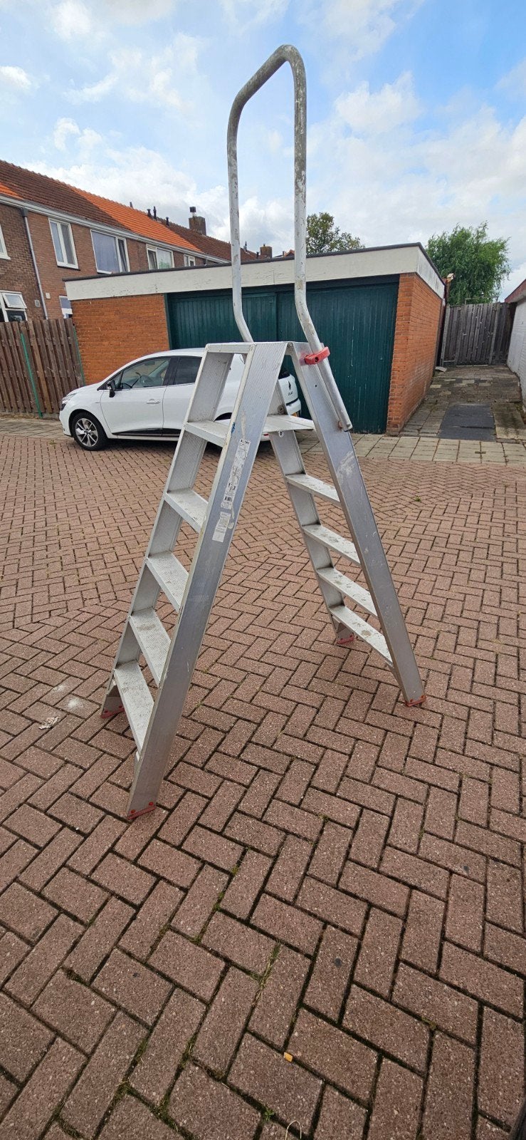 Kelfort Aluminium Reformladder / Uitschuifladder (A-vorm), Doe-het-zelf en Verbouw, Ophalen, Gebruikt, Ladder, Opvouwbaar of Inschuifbaar