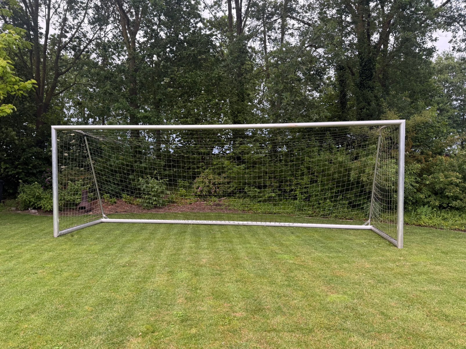 Voetbaldoel 7,22m x 2,44m, Sport en Fitness, Maat XL, Ophalen, Zo goed als nieuw, Overige typen