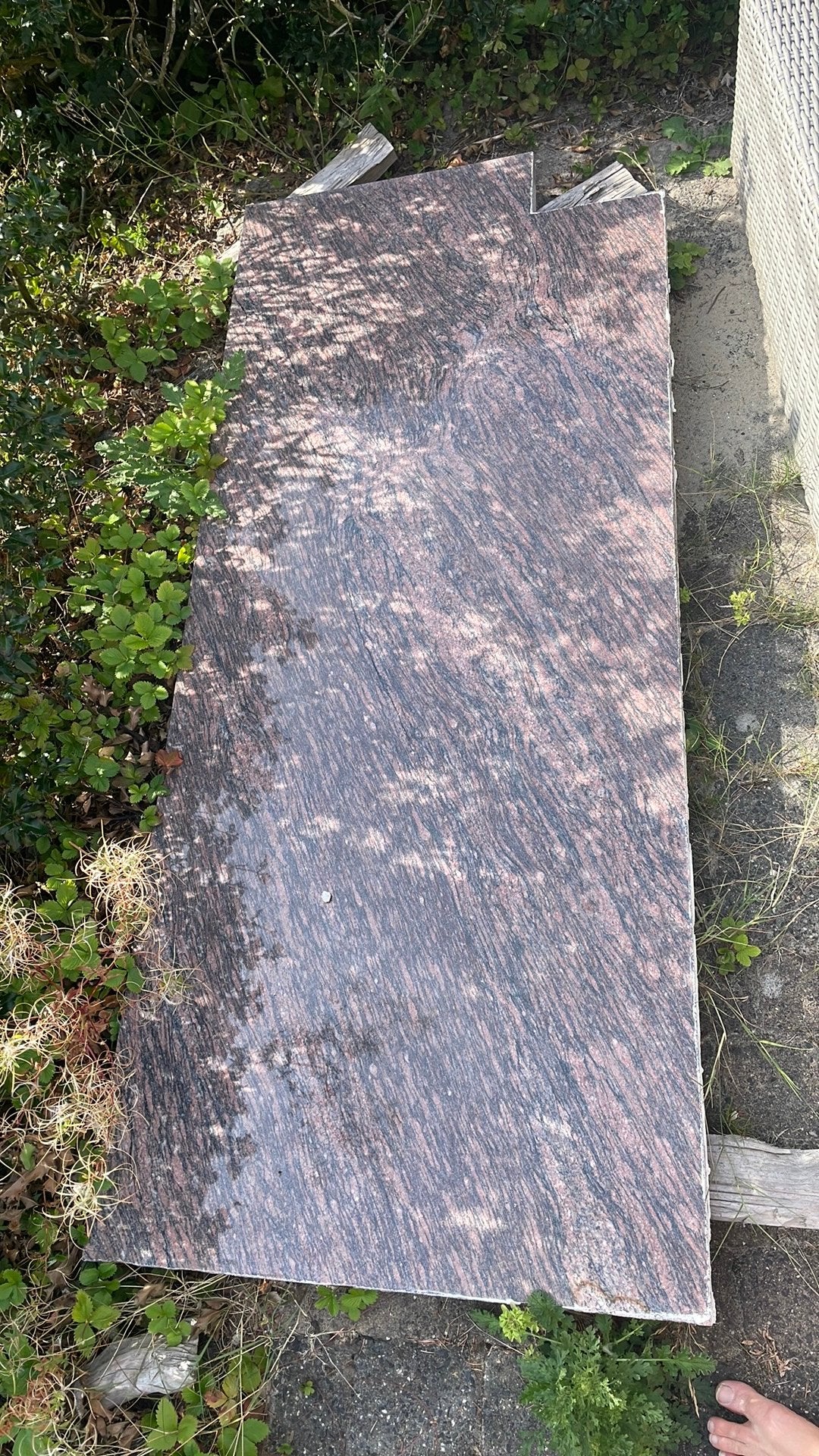 Granieten blad voor bijv. buitenkeuken, Tuin en Terras, Ophalen of Verzenden, Zo goed als nieuw