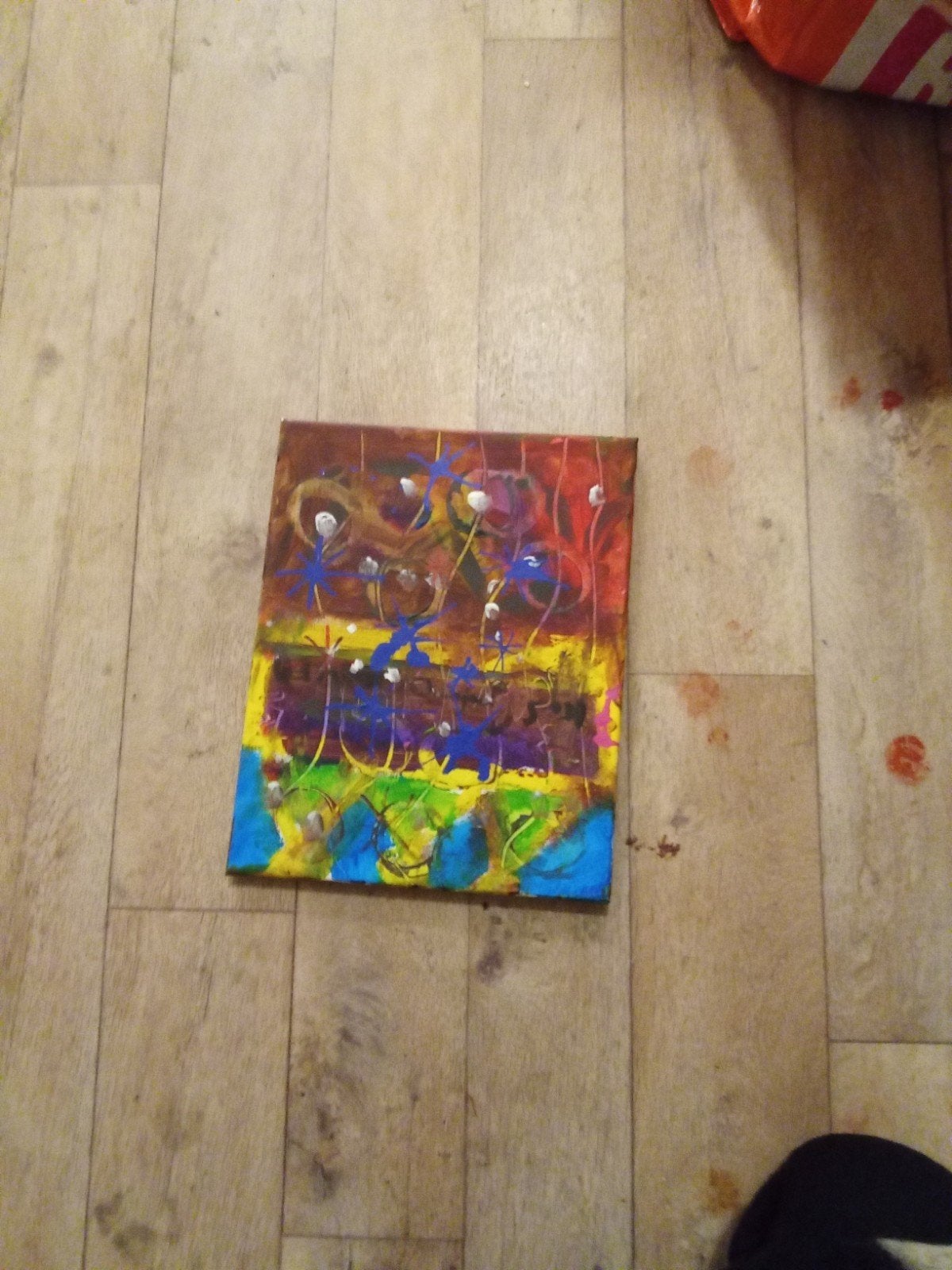 Zelfgemaakte schilderij 30 cm €10, Ophalen