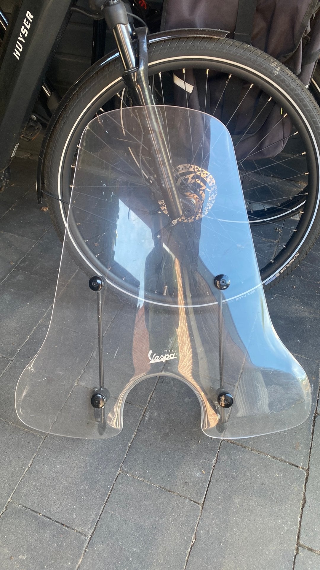 Windscherm Vespa, Ophalen, Gebruikt, Benzine