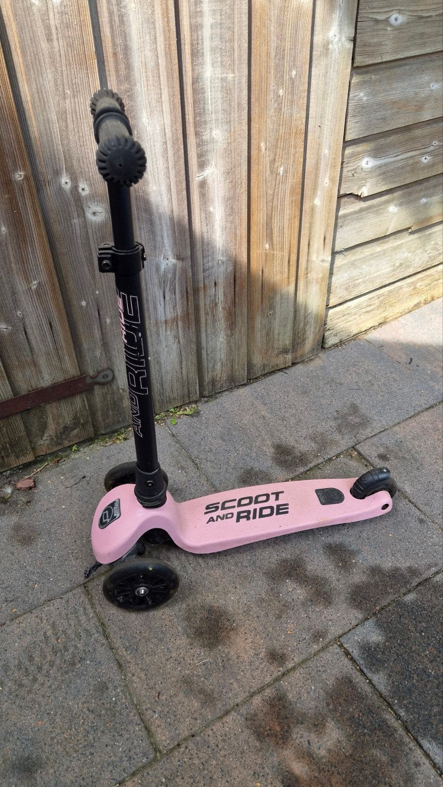Scoot and Ride Highwaykick 3 step - Roze, Fietsen en Brommers, Steps, Ophalen, Gebruikt, Gewone step, Scoot and Ride