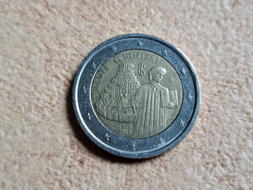 2 euro cc Italië 2015 Dante Alighieri, Postzegels en Munten, Munten | Europa | Euromunten, Ophalen of Verzenden, Italië, 2 euro
