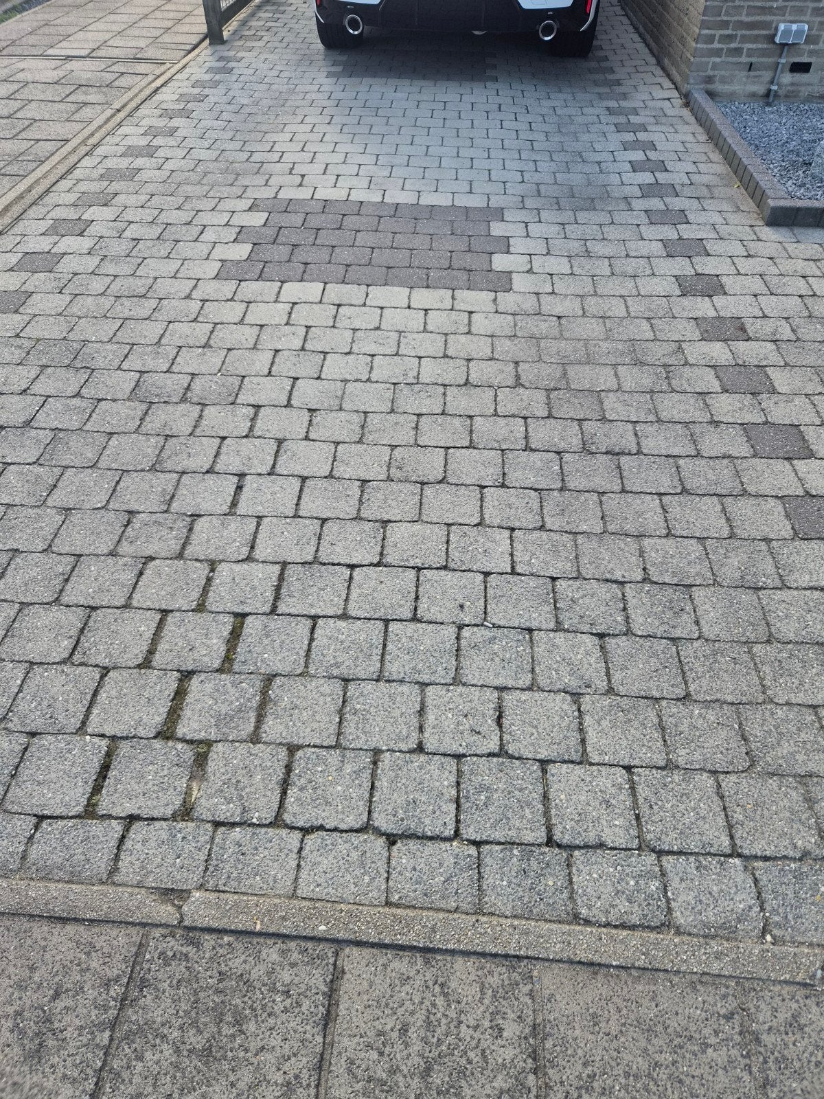 GRATIS 34m2 sierbestrating getrommelde klinkers grijs, Tuin en Terras, Ophalen, Gebruikt, Beton, Klinkers