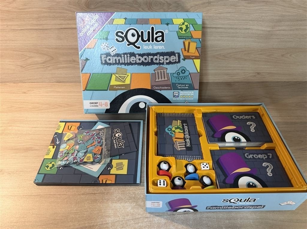 Squla leuk leren - s6830, Verzenden, Zo goed als nieuw