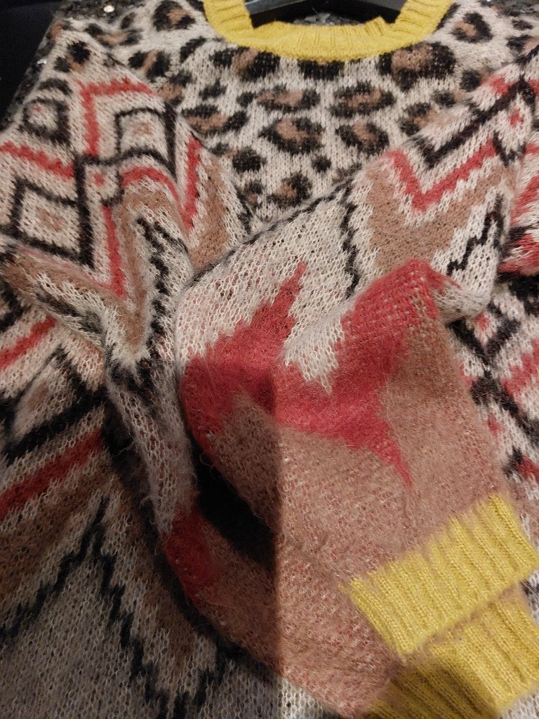 Dames  trui, Beige, Ophalen, Maat 38/40 (M), Onbekend